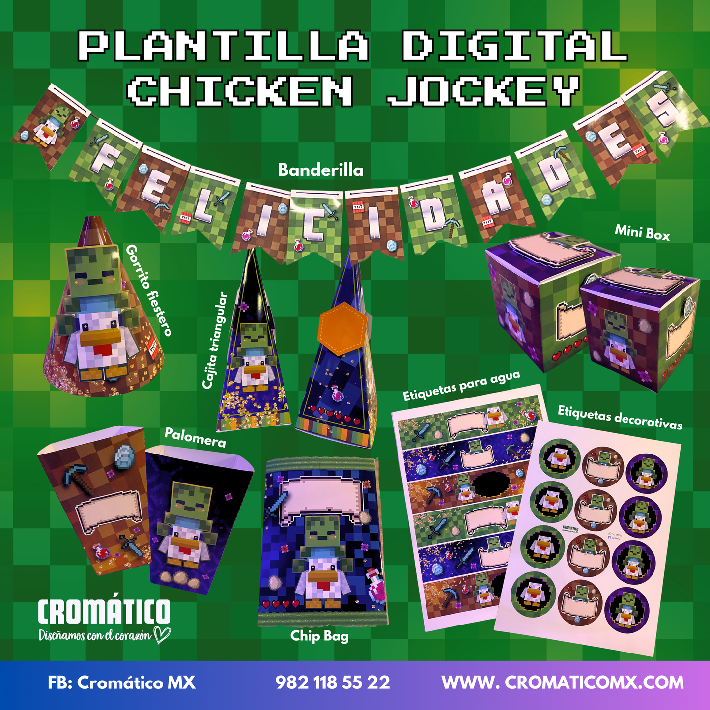 Kit digital fiesta Minecraft